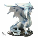 Statueta dragon de gheata Grawlbane 20cm